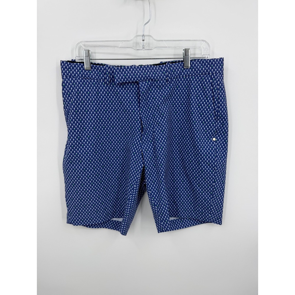 RLX Ralph Lauren Tailored Fit Golfโ Shorts Mens 33 Blue Golf Tee Print Stretch